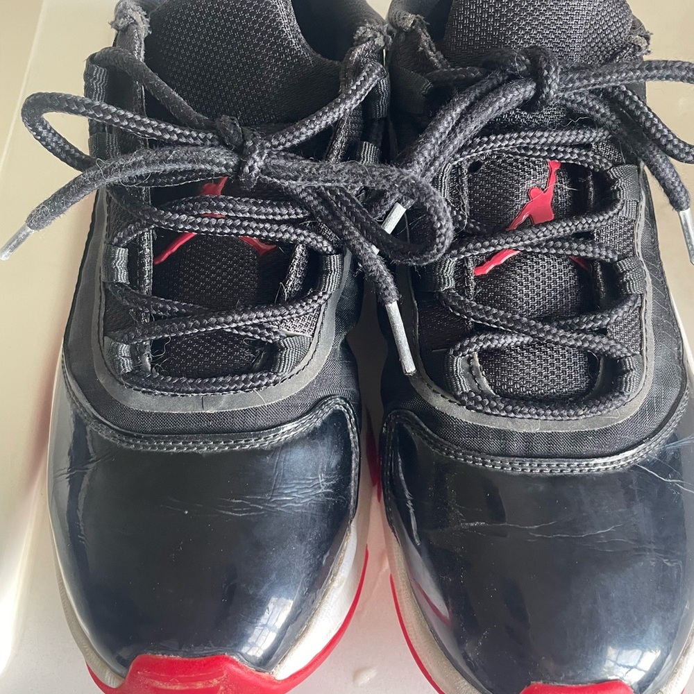 Nike Kids Black and Red Sneakers
